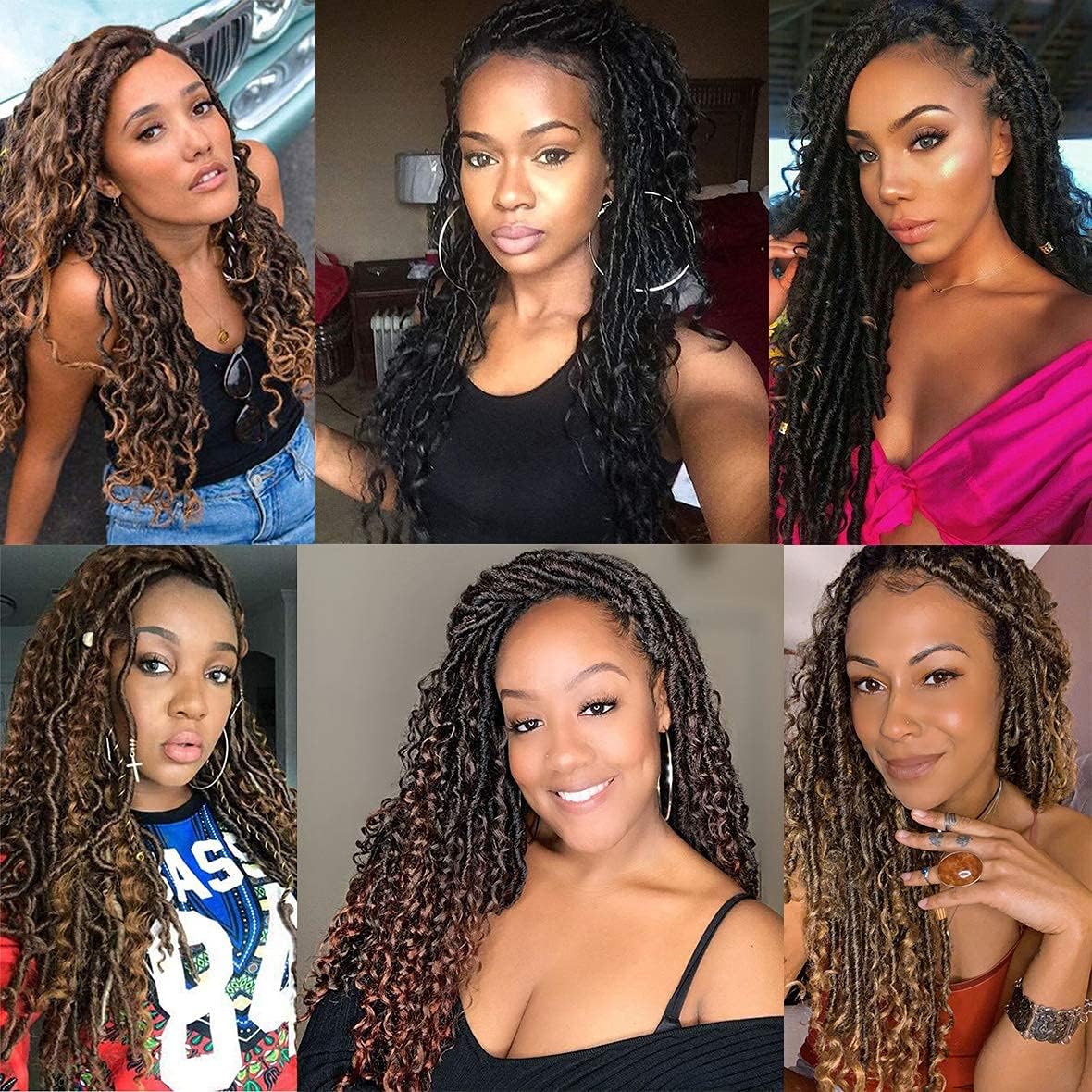 Xtrend - Faux Locs cheveux bouclés, 14