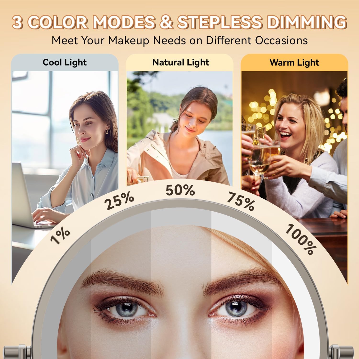 Auxmir - miroir mural lumineux 8