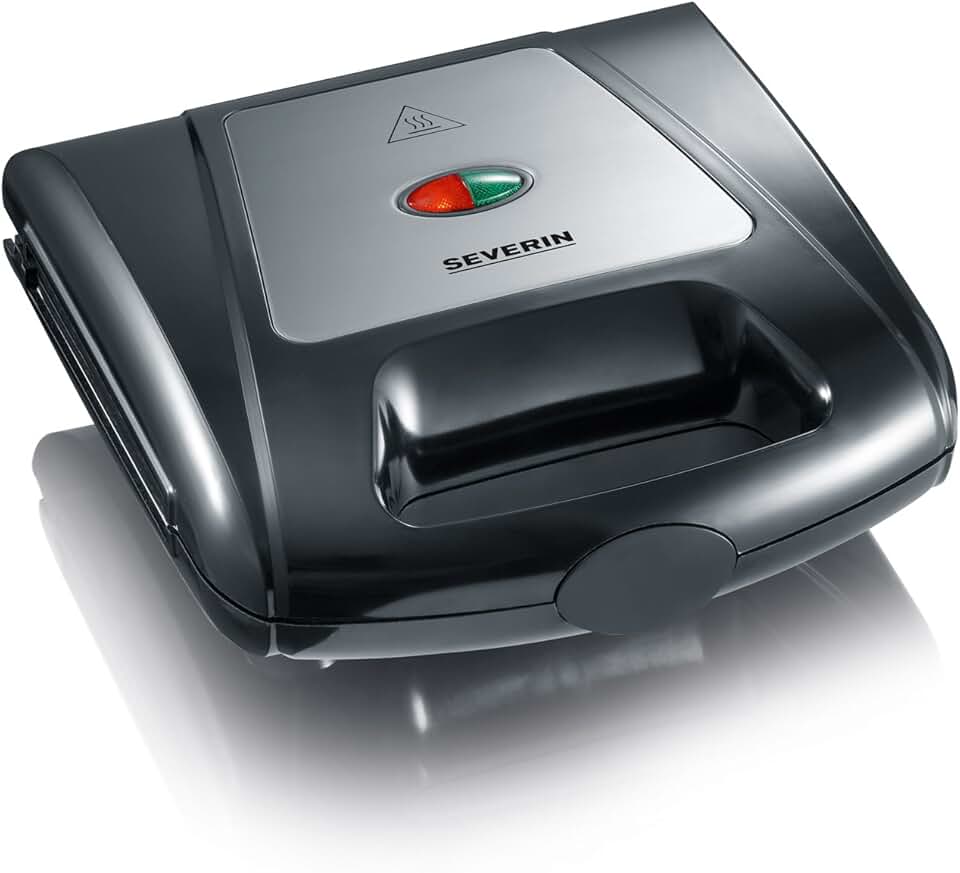 Severin - 3-en-1 toaster/gril/gaufres - 1 000W - cuisson rapide - SA 2968