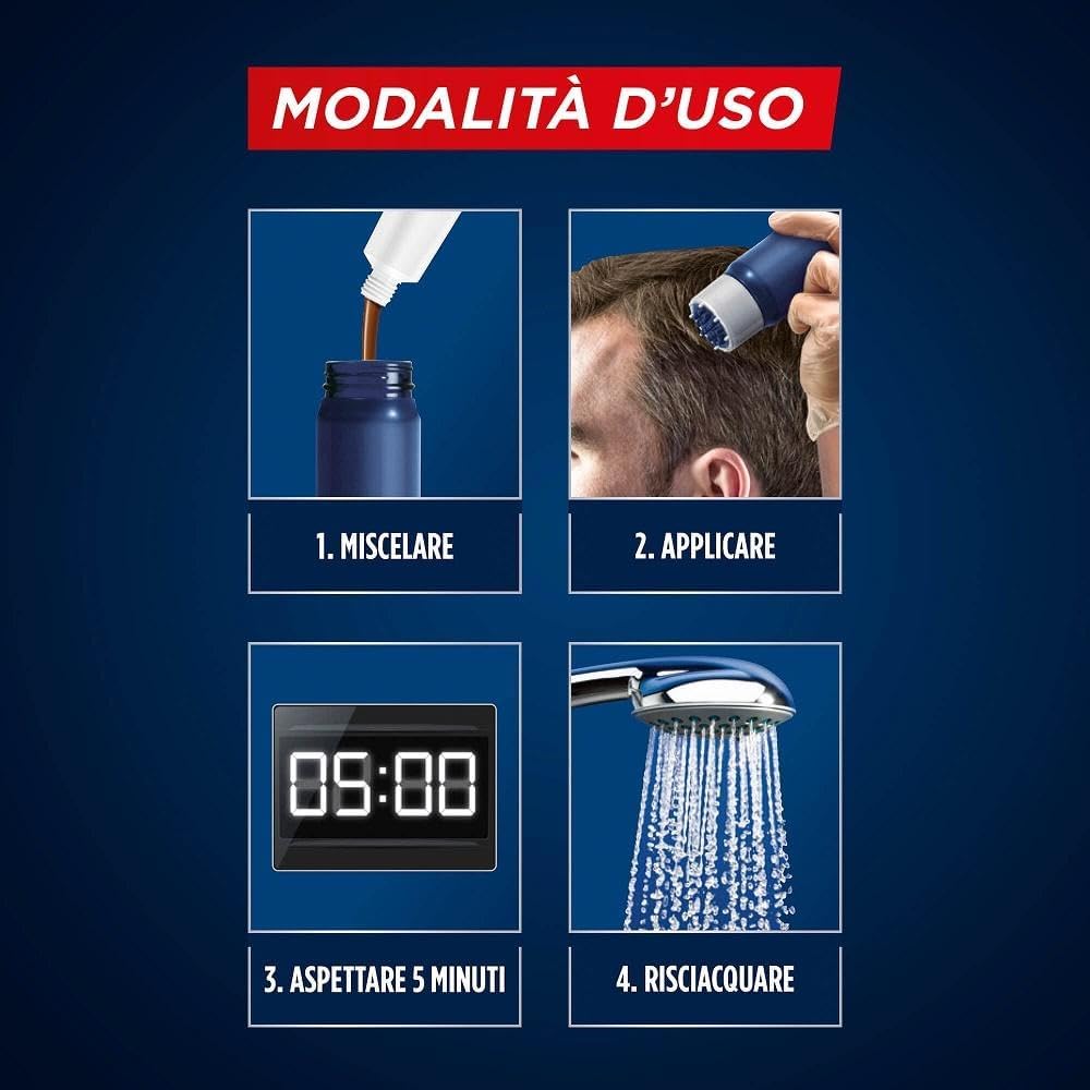 Schwarzkopf - Men Perfect - gel colorant rapide, naturel, sans ammoniaque - châtain clair 50