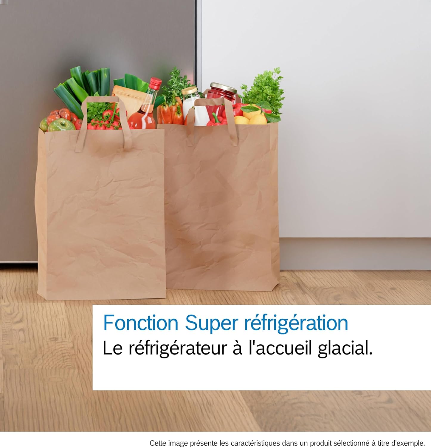 Bosch - combiné Série 6 - 201x60 cm - inox - KGE39ALCA