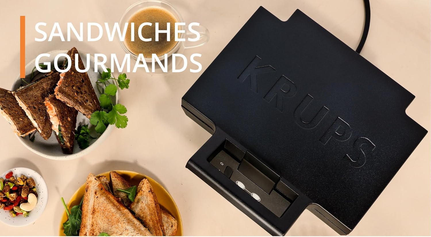 Krups - FDK Iconic série - plaques céramique, rangement vertical - FDK461