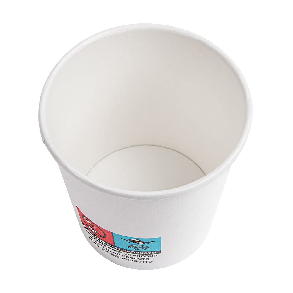 García de Pou - gobelets 1 paroi, 120 ml, blanc, 6x6 cm, 230plus18Pe