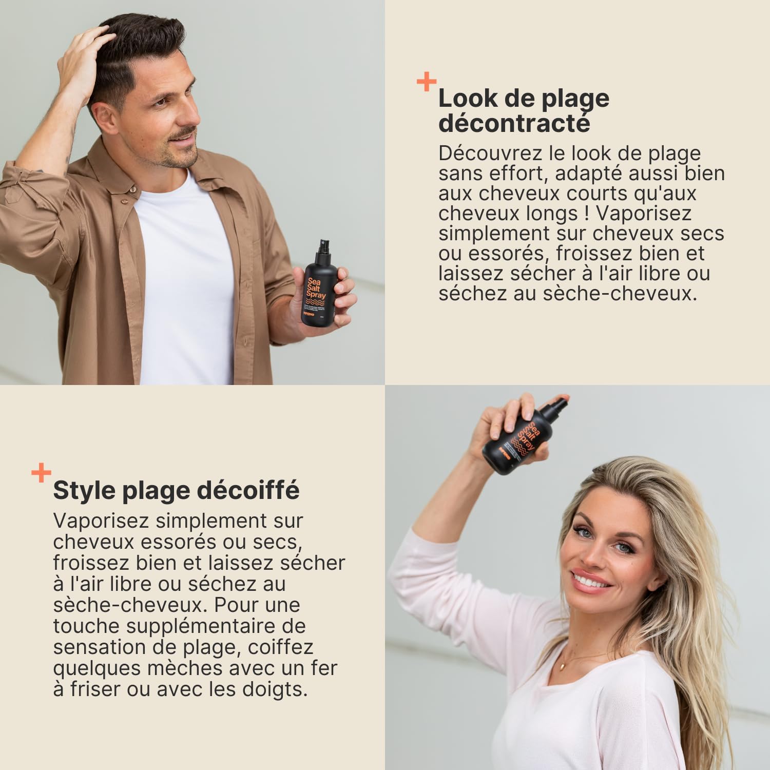 IMPERIO - Sea Salt Spray - 250ml - volume, texture, beach waves