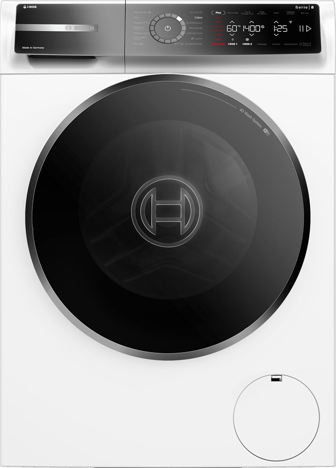 Bosch - lave-linge Série 8, 9 kg, 1400 tr/min, blanc - WGB244A2FR