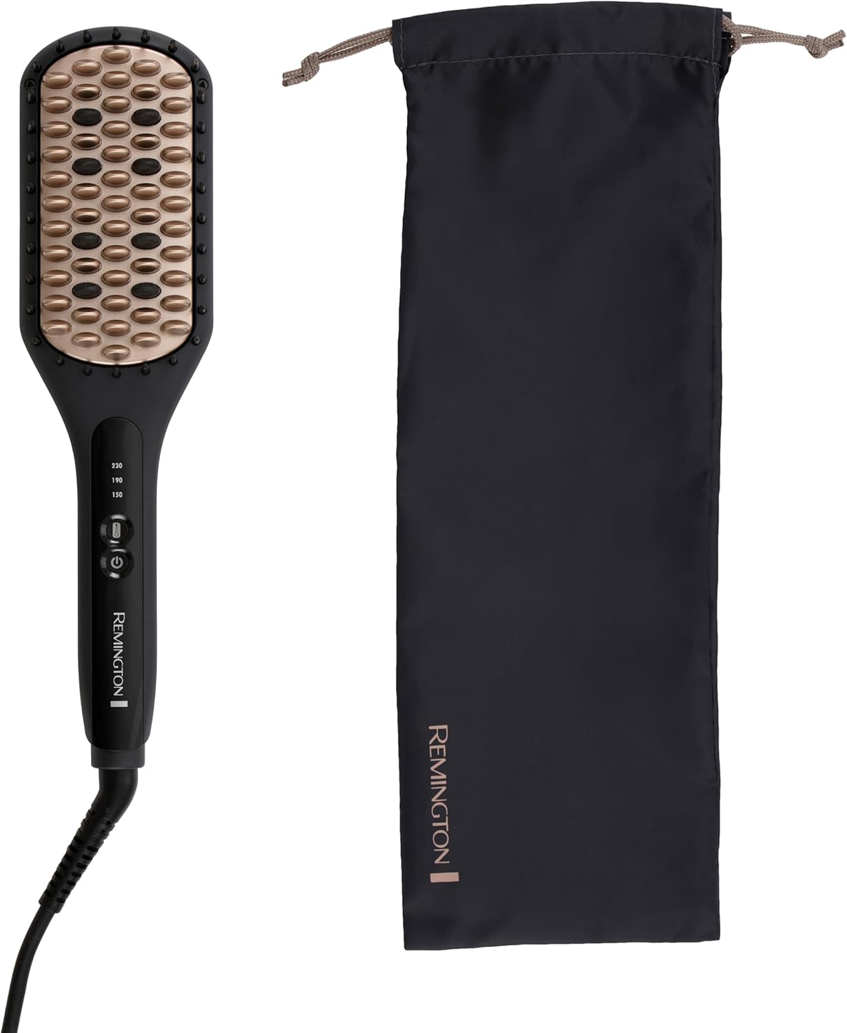 Remington - Brosse lissante ionique 2en1, céramique, 150-230°, CB7400