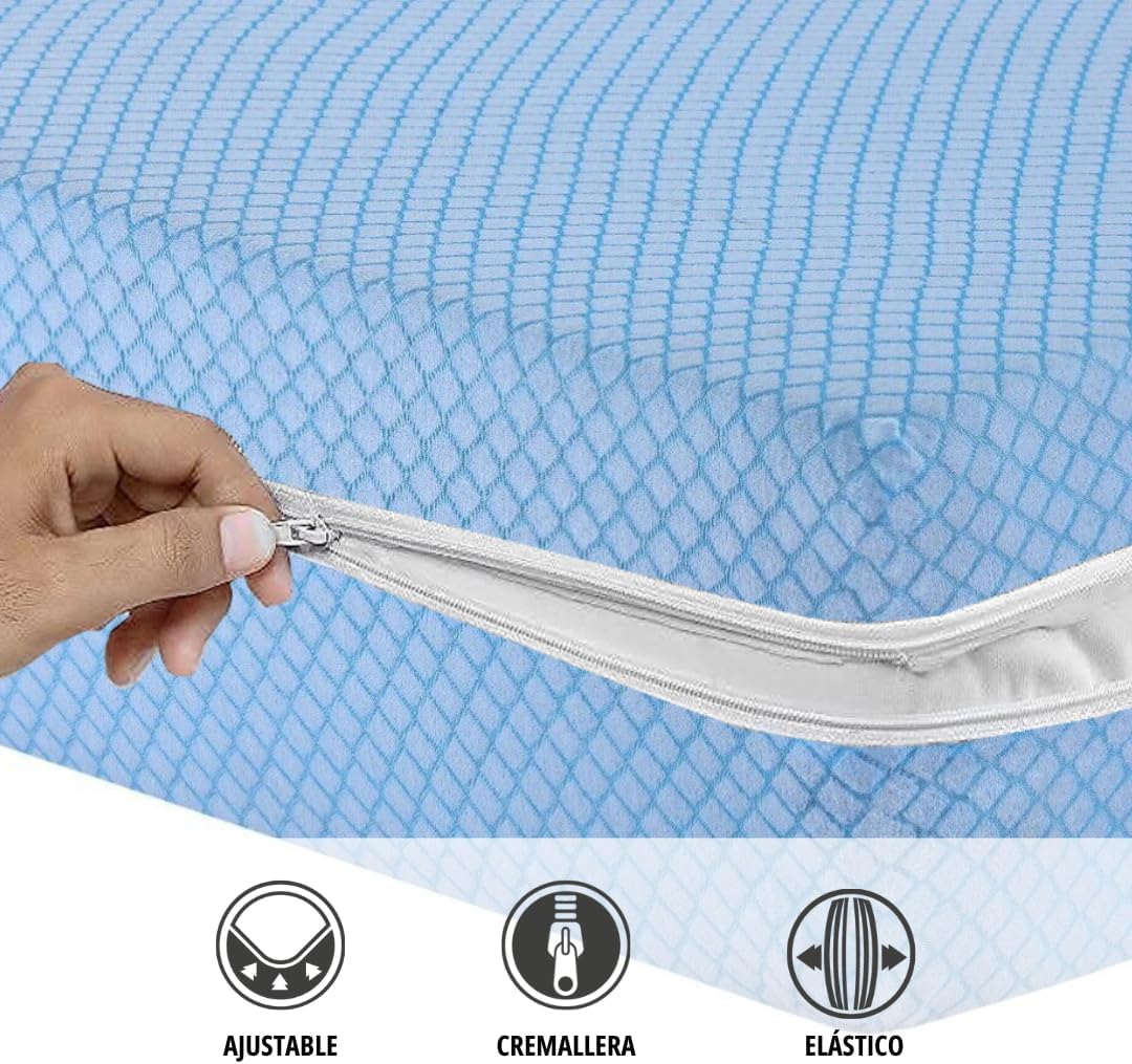 Degrees Home - Teide - 90 cm - housse matelas, anti-acariens, respirante