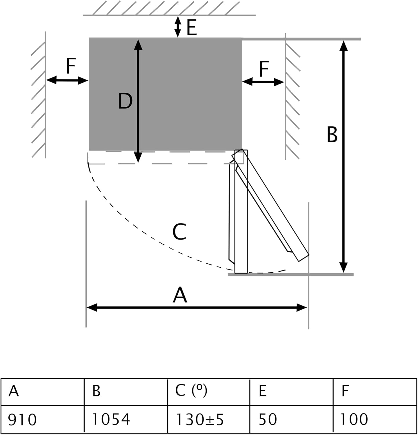 Cecotec - Bolero CoolMarket - 211L - froid auto, classe E, portes réversibles, LED, congélation rapide