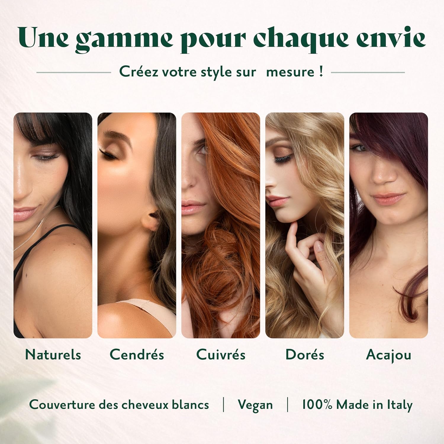 Herbatint - Soin Colorant Permanent - 170ml - Cheveux châtain clair cuivré, sans ammoniaque, 100% couvrant, testé peaux 