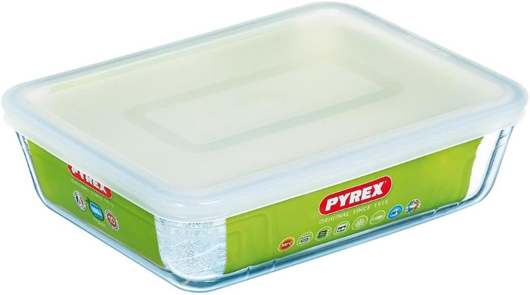 Pyrex - Cook & Freeze plat rectangulaire 19x14cm verre 0,8L multicolore
