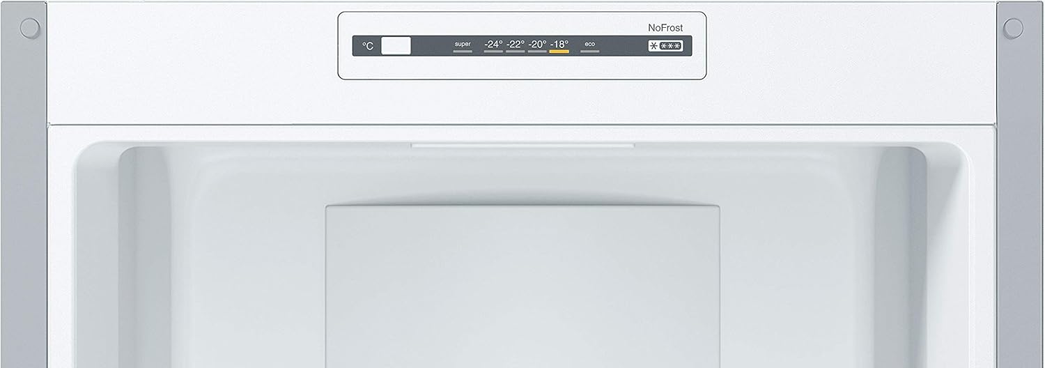 Bosch - combiné Série 2 - 305L, 60x186cm, inox argent - KGN36NLEA