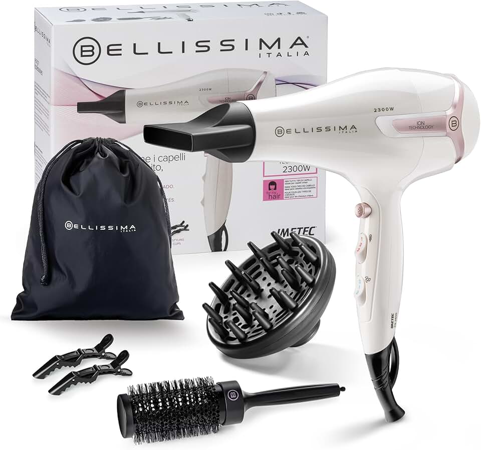 Bellissima - Sèche-cheveux 2300W - Séchage rapide, chaleur maîtrisée