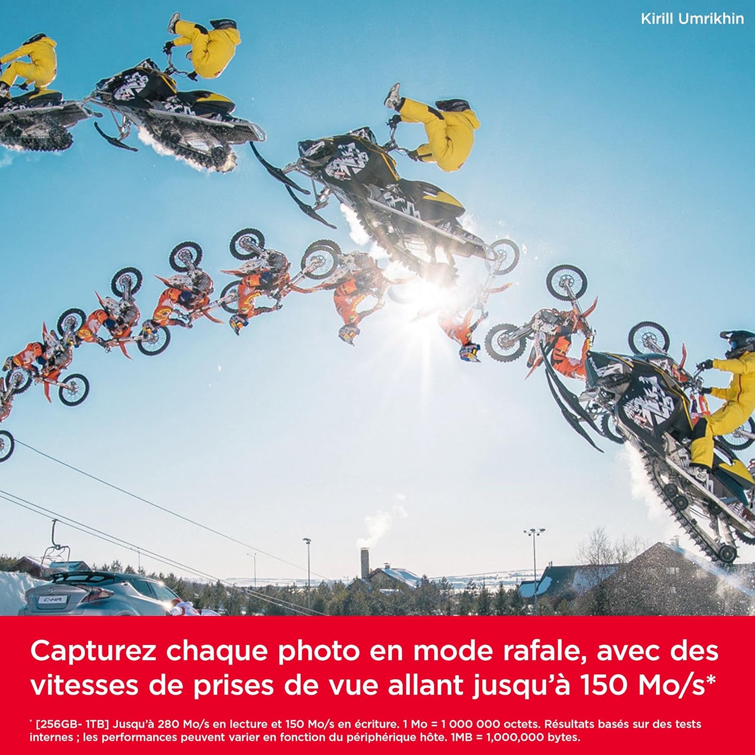 SanDisk - Extreme Pro SD - 256 Go - vitesse élevée, noir