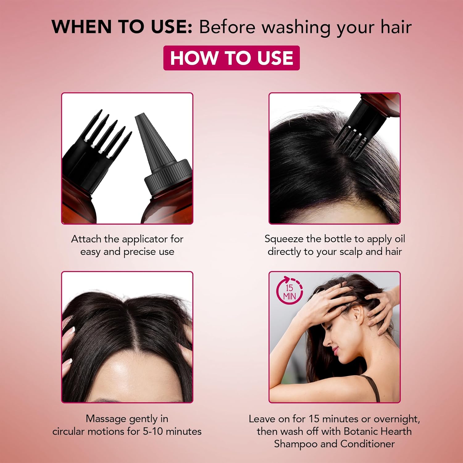 Botanic Hearth - huile cheveux hibiscus & protéines - 200ml - hydratation, brillance, sans paraben