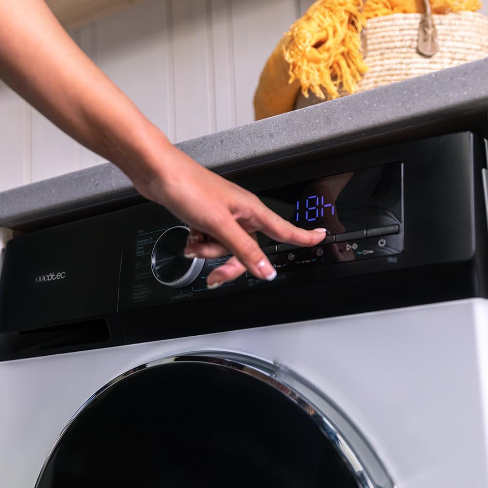 Cecotec - Bolero DressCode 12500 - 12kg - Inverter, vapeur, 16 programmes