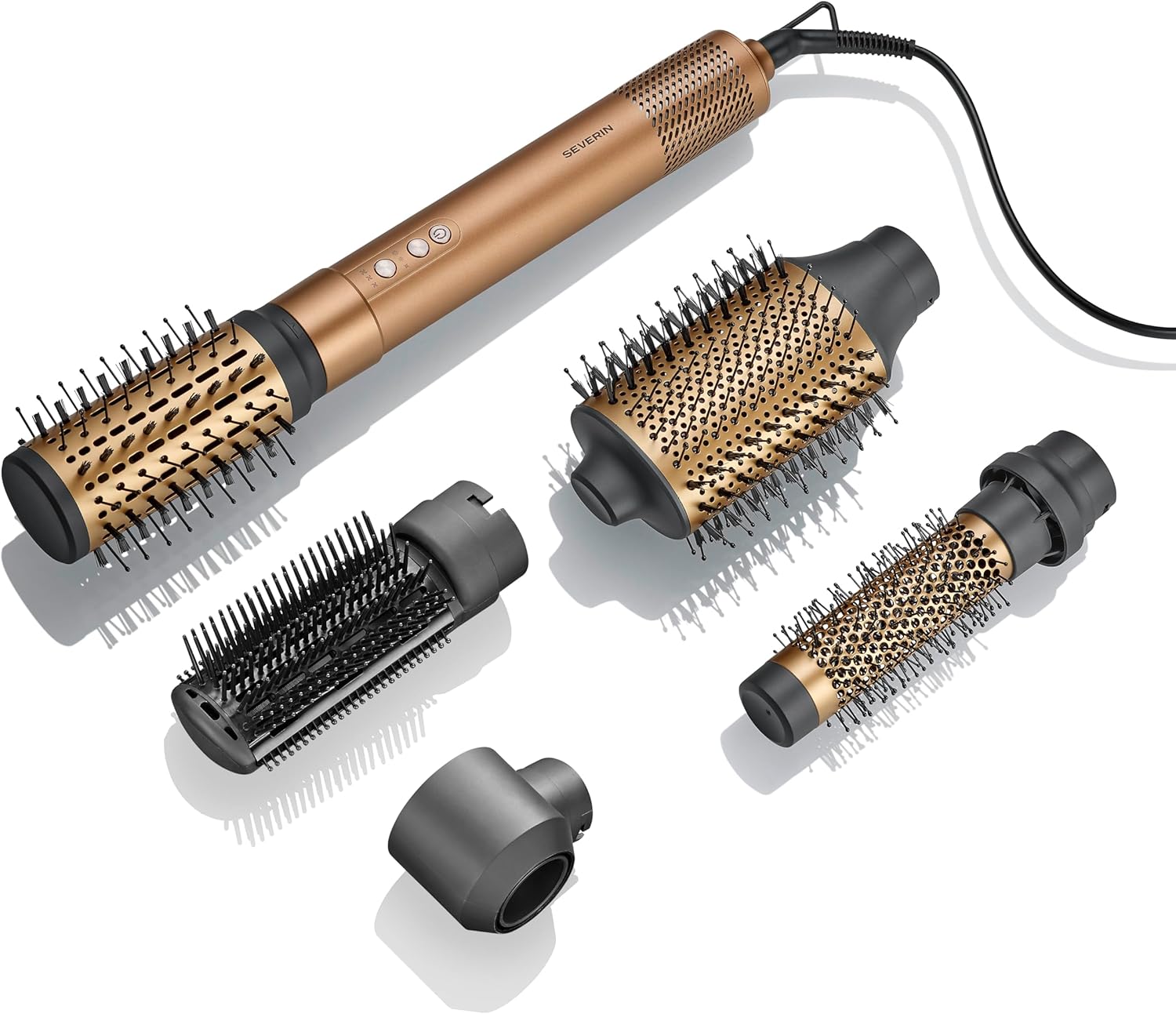 Severin - Multi-Style Pro - 1300-1500W - ionique, cuivre, 6 embouts, moteur BLDC