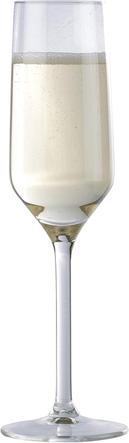 Alpina - Flûtes à champagne - 220ml - lot de 6 verres élégants