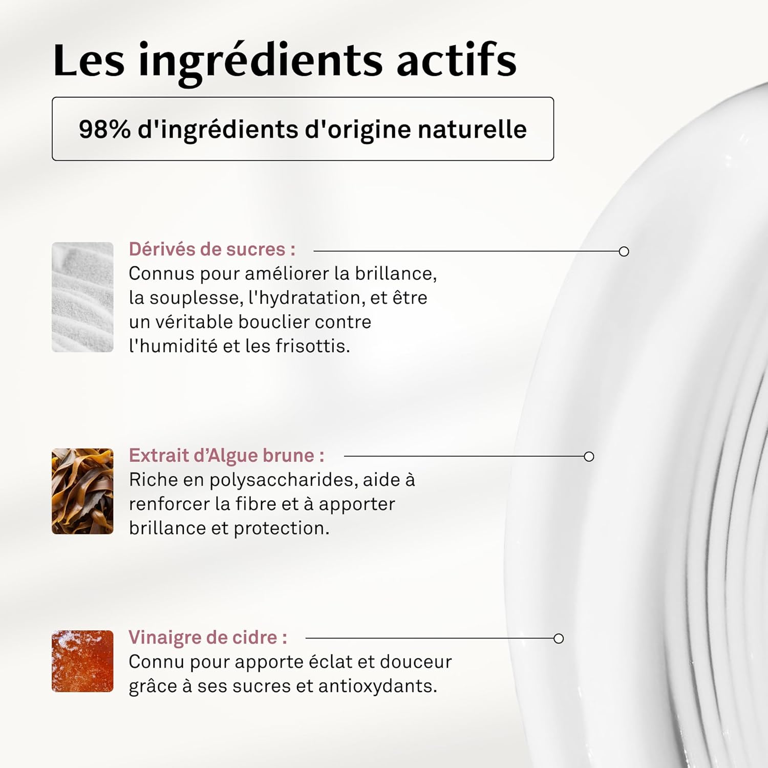 Luxeol - Masque Brillance - 200ml - Cheveux brillants et hydratés, 98% naturel