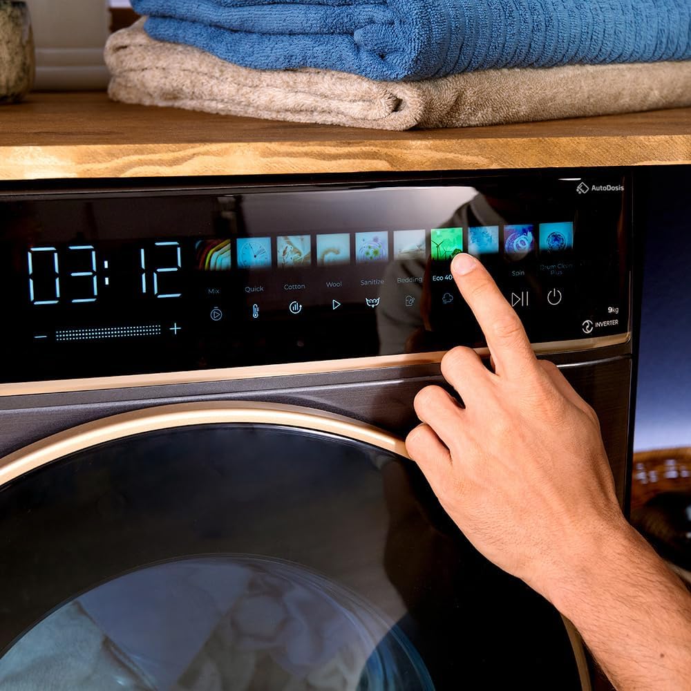 Cecotec - Bolero DressCode 9900 - 9kg, 1400 tr/min, écran 10,3