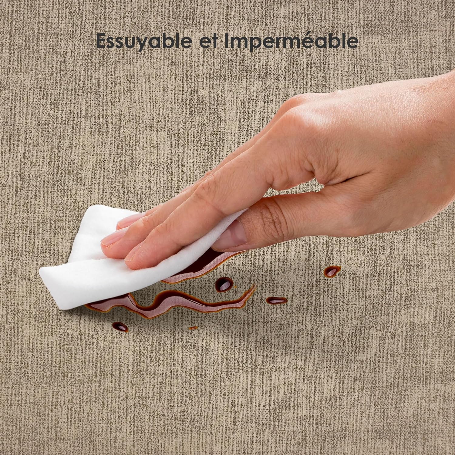 KitchenBoss - Set de table double face 43x30cm - lavable, antidérapant