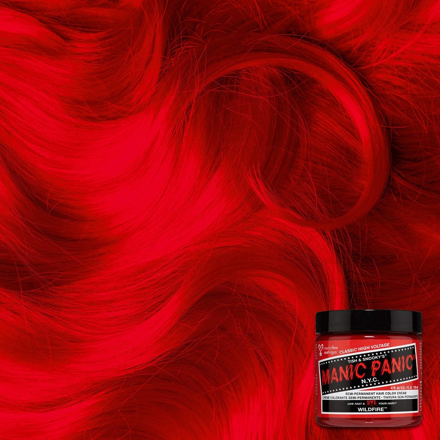Manic Panic - Cream Formule semi-permanente - coloration cheveux Wildfire