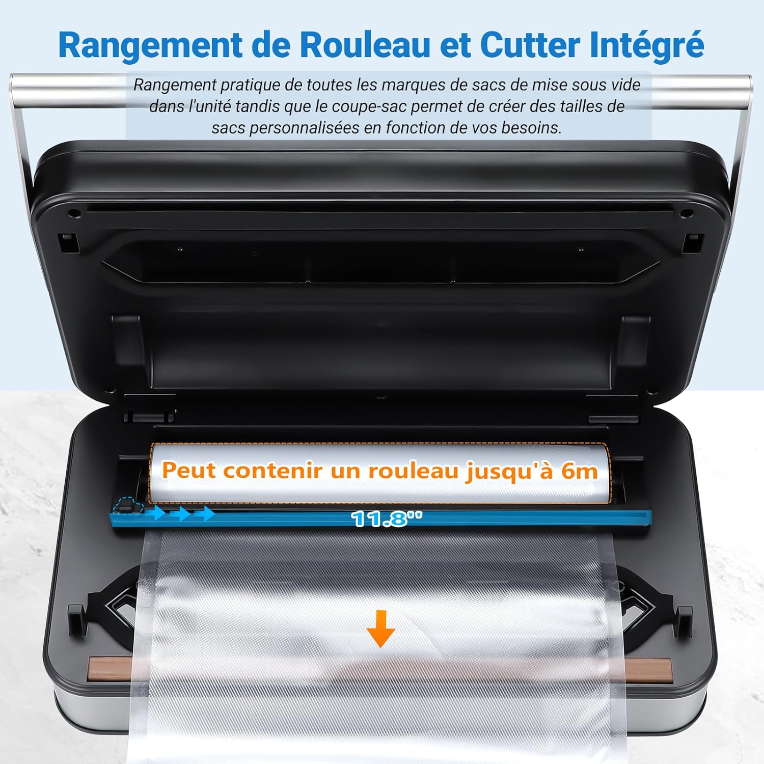 INKBIRD - Machine sous vide pro 20L/min, 160W, modes humides/sec