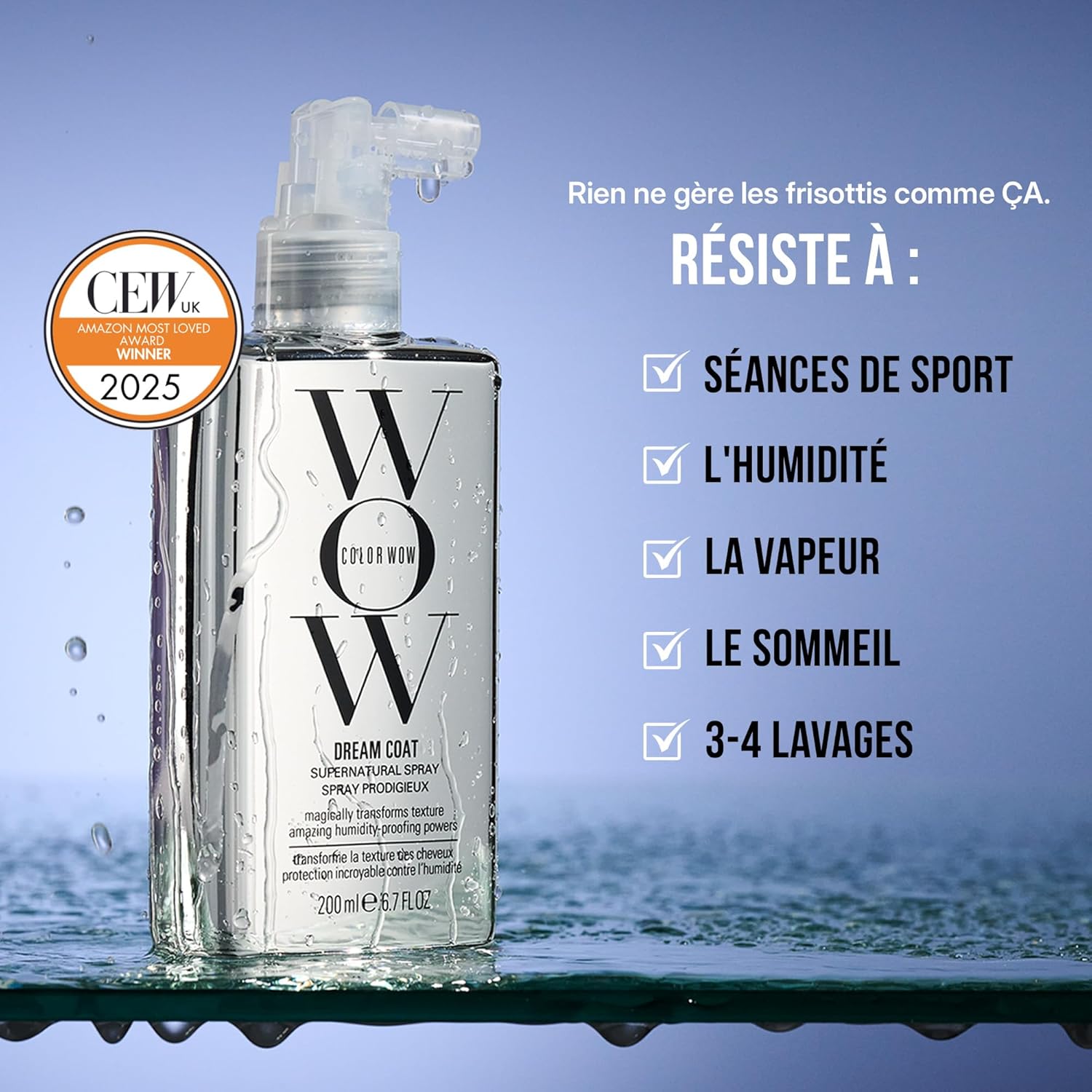 Color Wow - Dream Coat spray - anti-frisottis, brillance, imperméable
