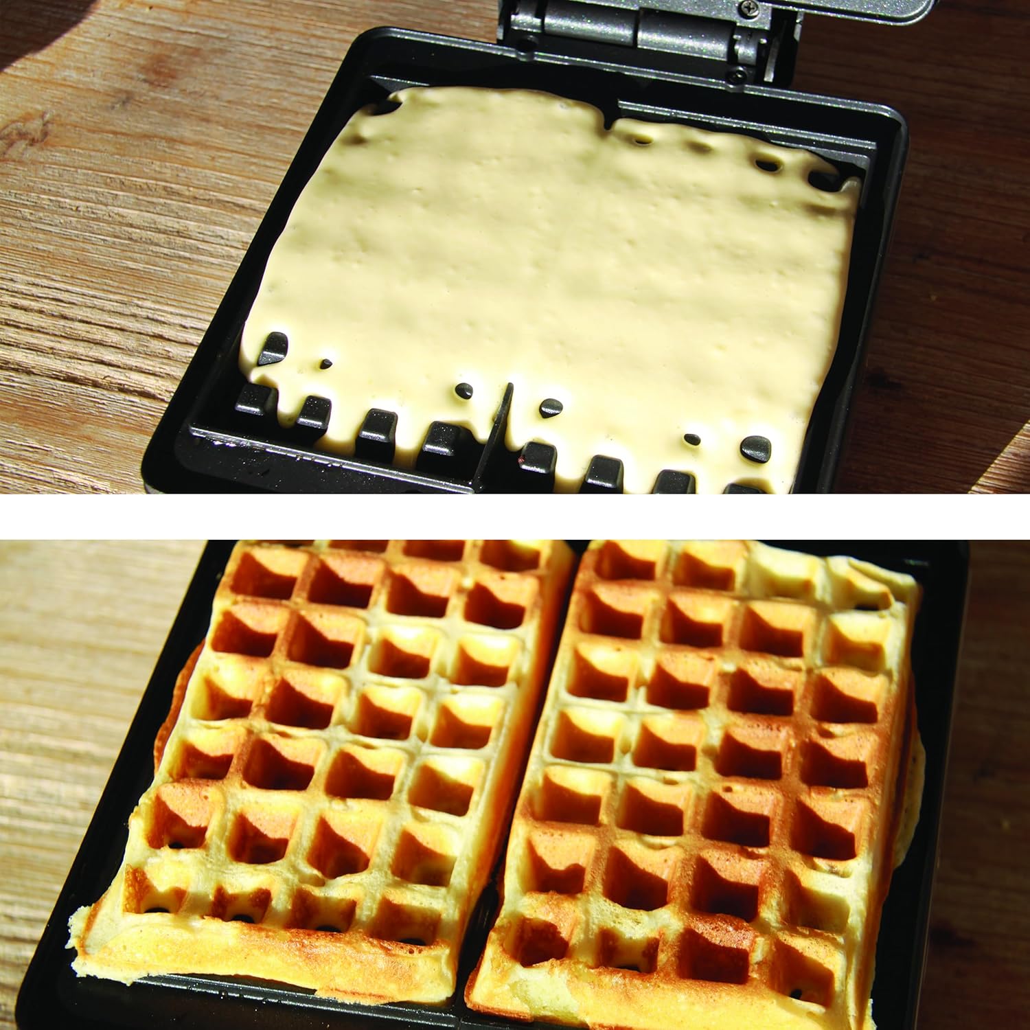 Little Balance - Gaufrier série Power - 1600W, plaques antiadhésives, poignée froide, gaufres liégeoises, 8816