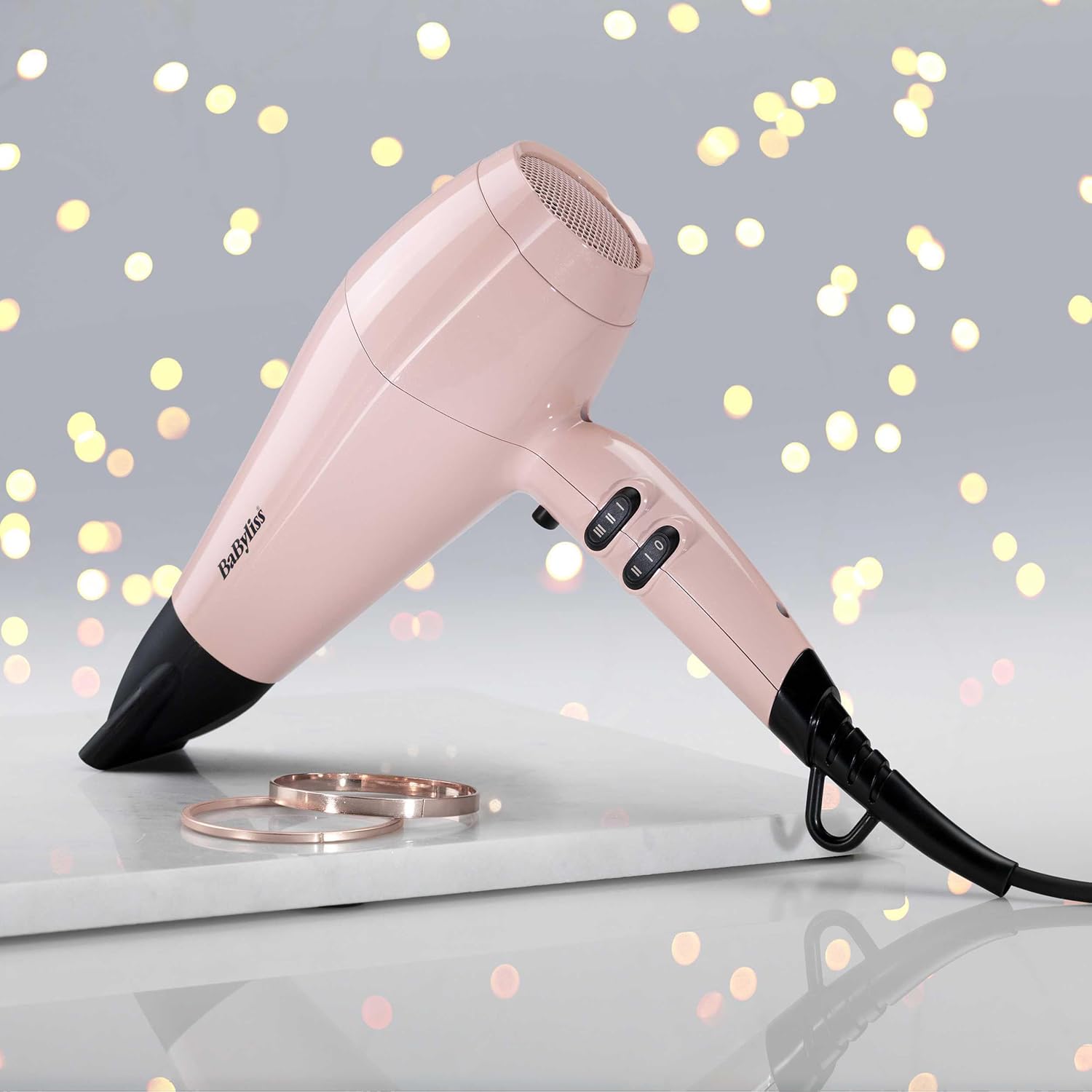 Babyliss - sèche-cheveux Rose Blush - design léger 2200W - 5337PRE