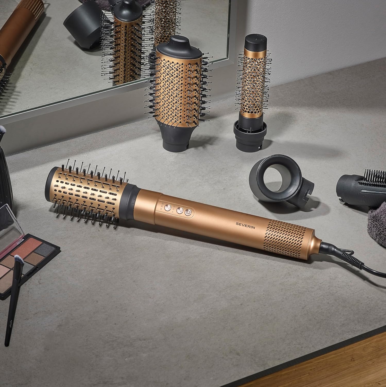 Severin - Multi-Style Pro - 1300-1500W - ionique, cuivre, 6 embouts, moteur BLDC