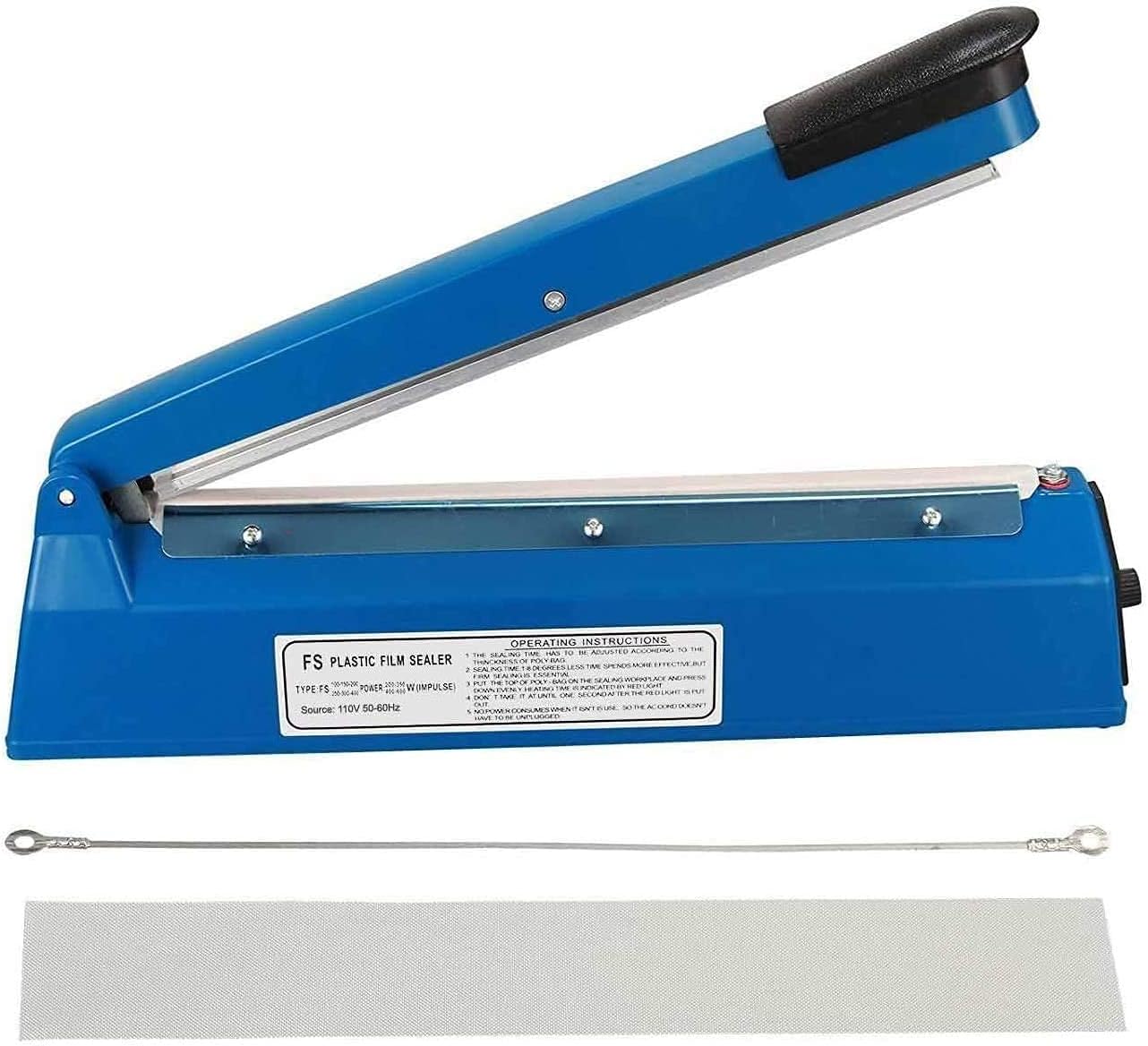 Apstour - Impulse Heat Sealer manuel - 300mm - thermoscellage plastique PE PP