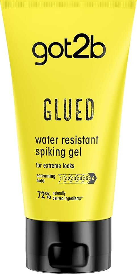 Got2b - Superglue Glued - 150ml - Gel coiffant vegan, fixation extrême, résistant à l'eau