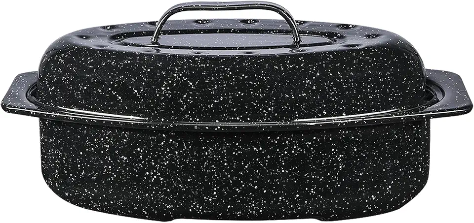 Granite Ware - Roaster 6106 - 33x20x11 cm - Acier carbone noir