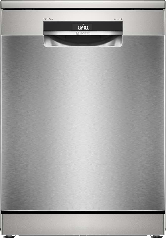 Bosch - Série 6 lave-vaisselle - 60cm - 13 couverts, 40dB, Home Connect, inox - SMS6ZDI08E