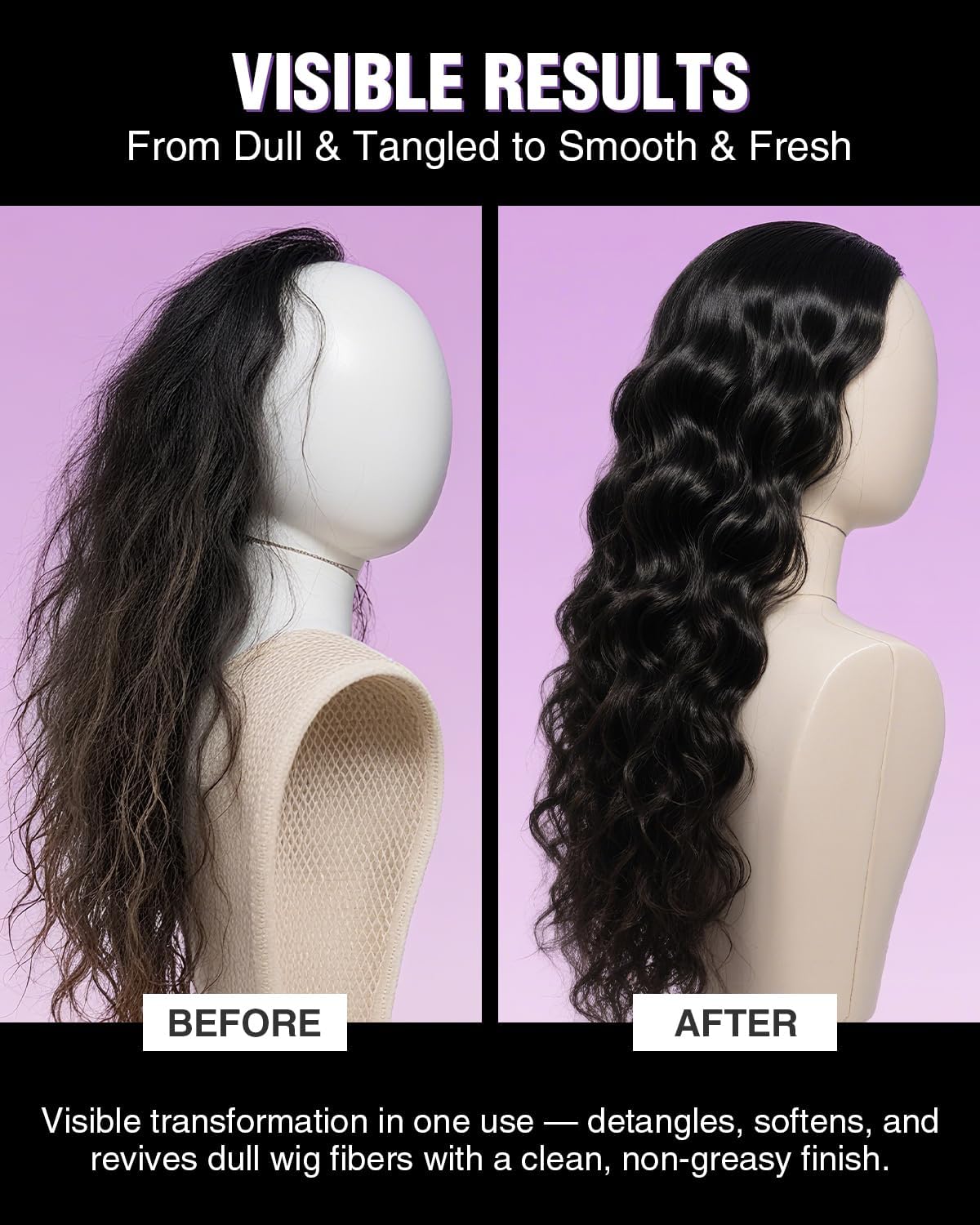 Spray Soin Sans Rinçage - démêlant perruques, jojoba, 100ml