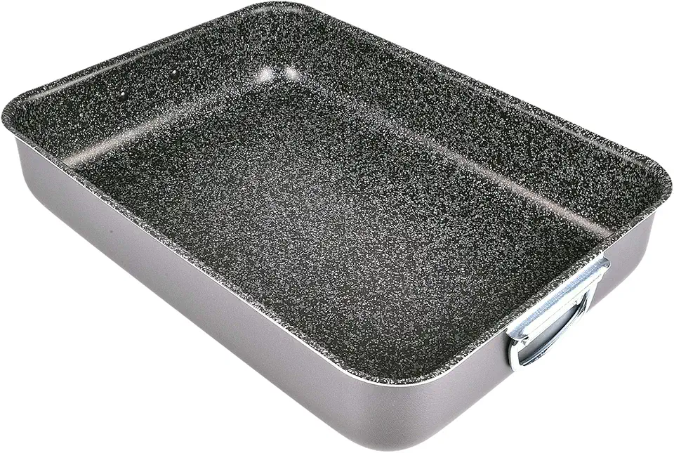 Alluflon - Tradition Italie - 35x25 cm - plat à lasagnes alu noir
