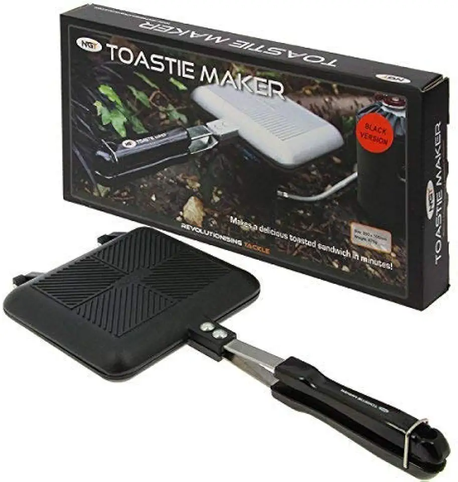 NGT - Sandwich Maker Camping - poignée noire - cuisson croque-monsieur