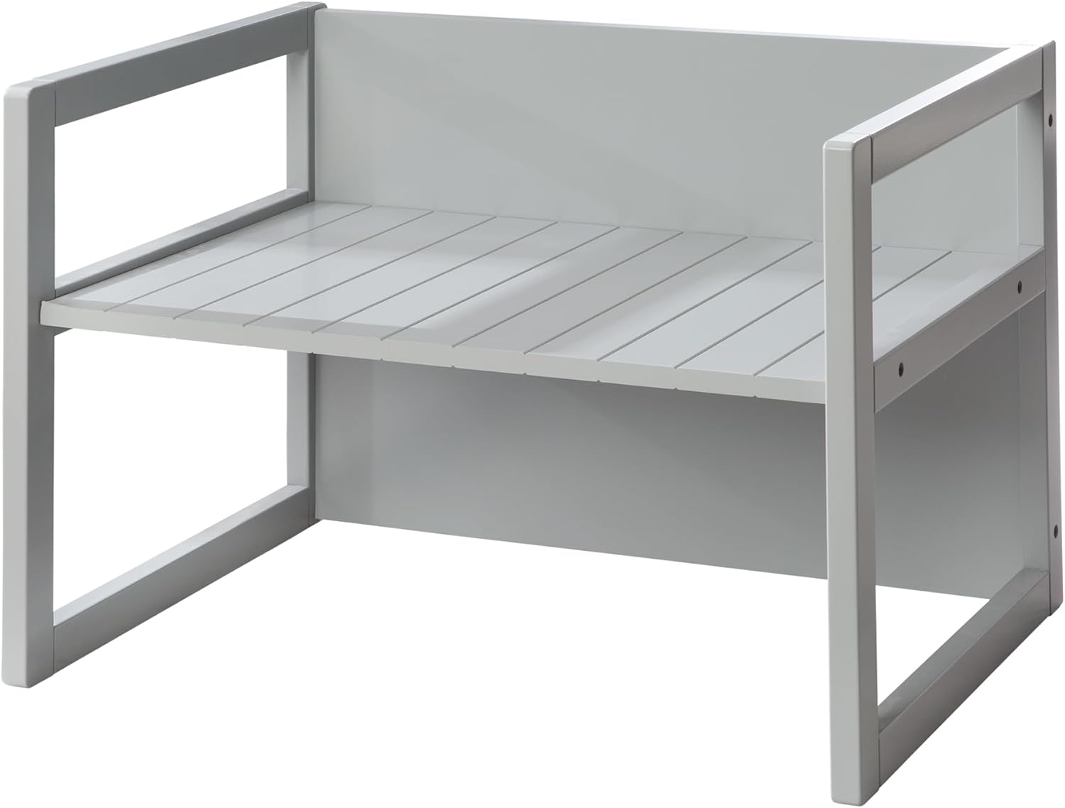 Roba - Banc Enfant 2en1 réglable, convertible table/bureau, 57x44cm, 60kg, gris