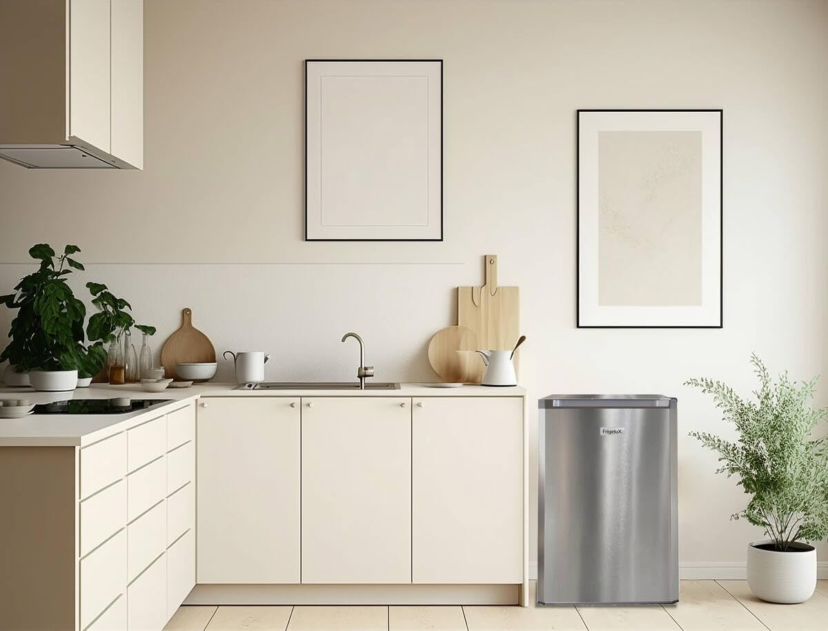 FrigeluX - réfrigérateur Table Top - 120L, silver, compact - RTT127XE