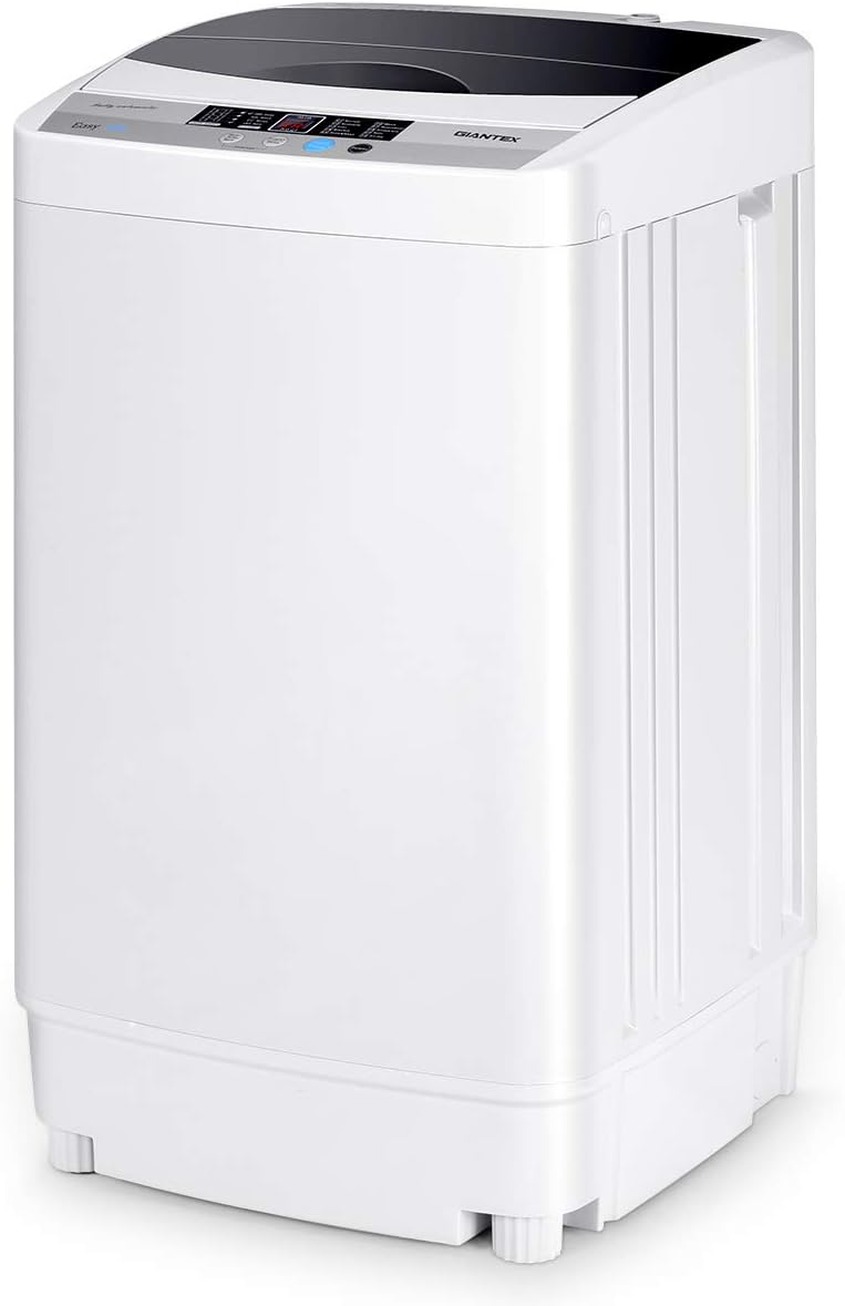 GOPLUS - lave-linge série - 50x50x85 cm - 4,5kg, 10 programmes, LED