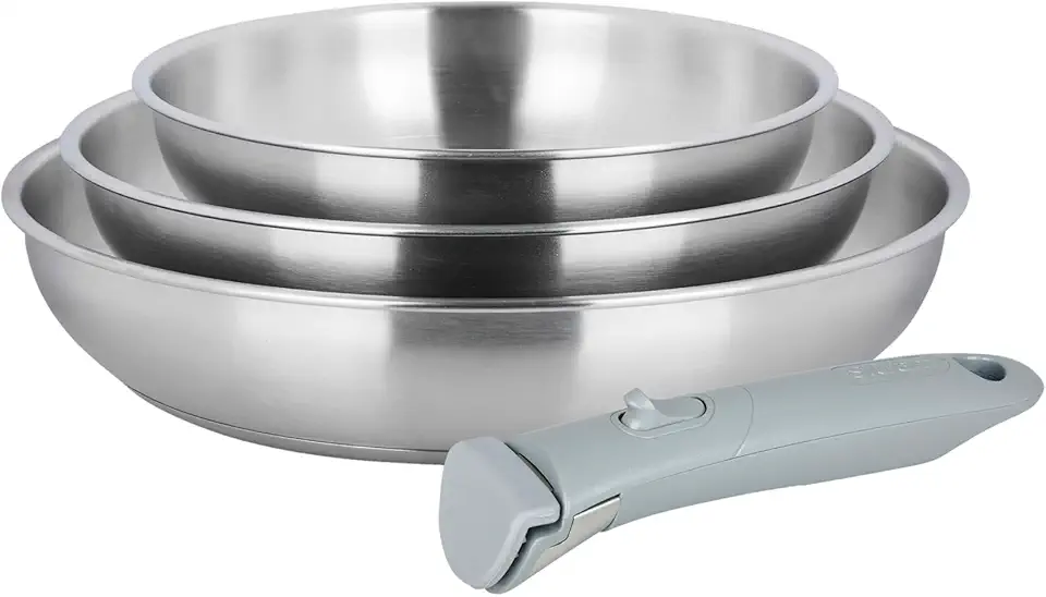 Sitram - Arpege inox - 20/24/28 cm - sans revêtement, manche amovible 716942