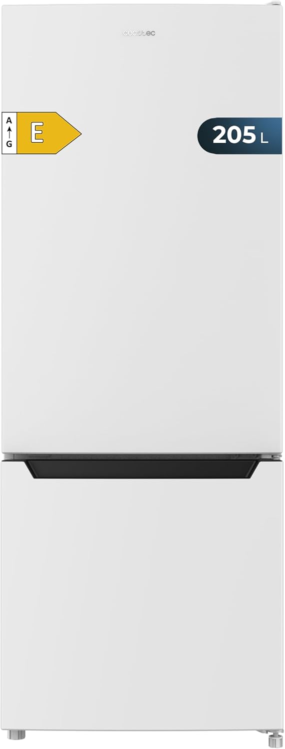 Cecotec - Bolero CoolMarket Combi - 169cm, 117L, Fast Cooling, classe E, 205 DF