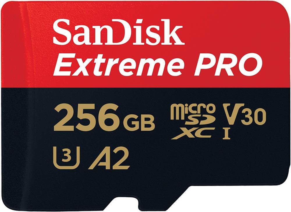 SanDisk - Extreme PRO 256 Go microSDXC - 200 Mo/s, UHS-I, U3, Class 10