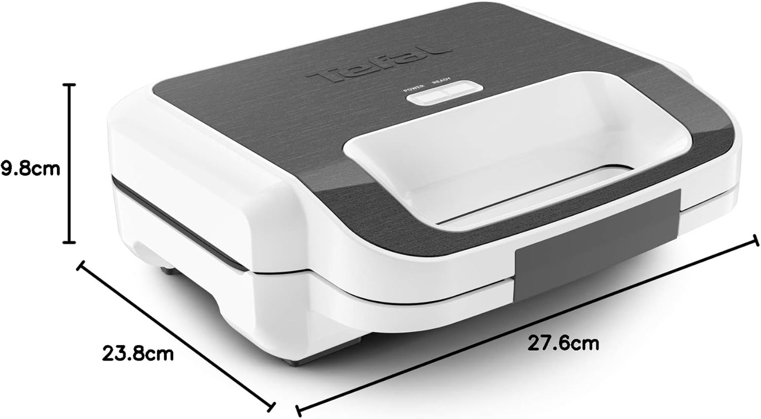 Tefal - Snack XL - plaques extra larges - 850W, chauffe rapide, SW701110