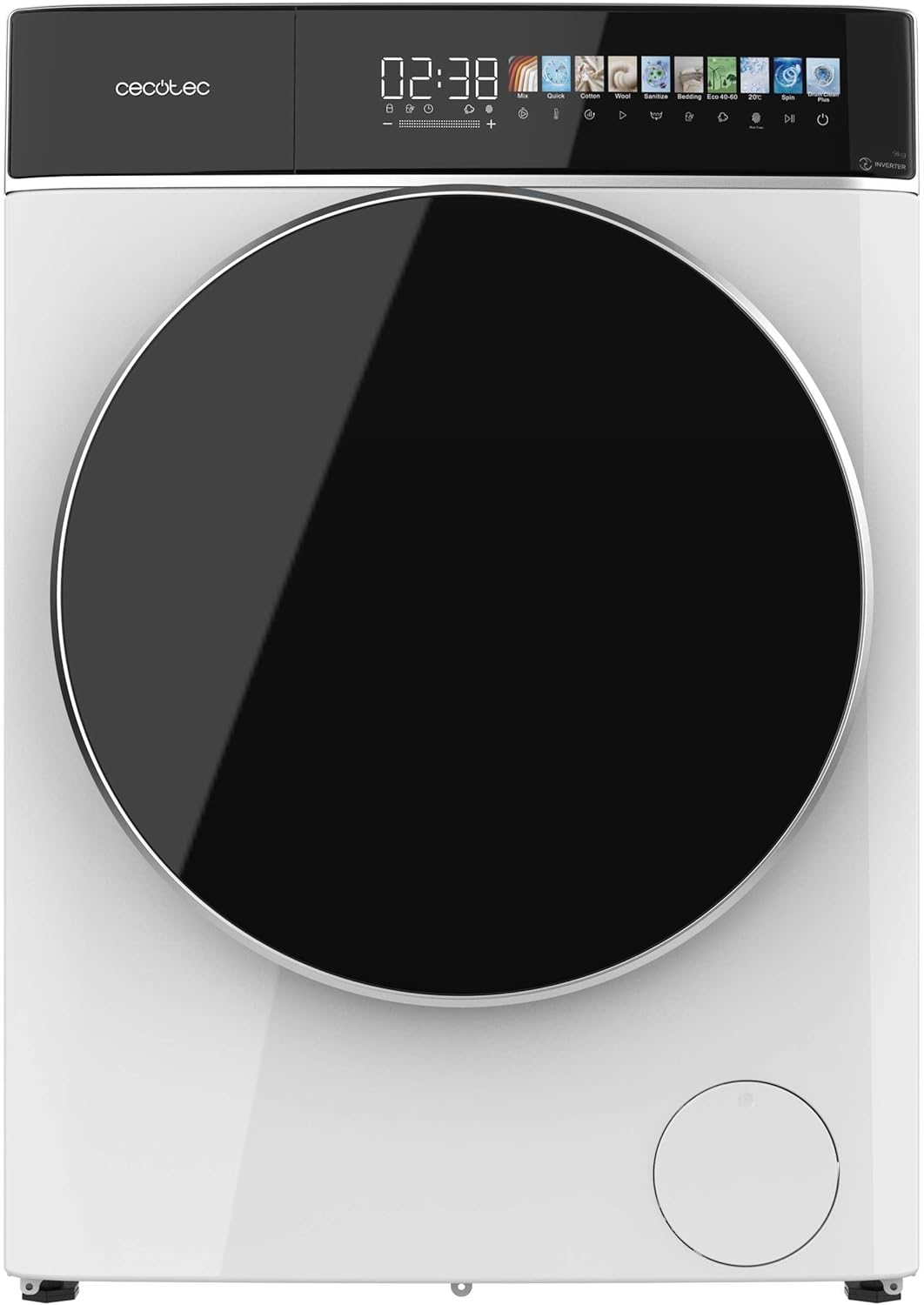 Cecotec - Bolero DressCode 9900 Inverter - 1400 tr/min, écran FullColor, 11 programmes, faible consommation - DressCode9