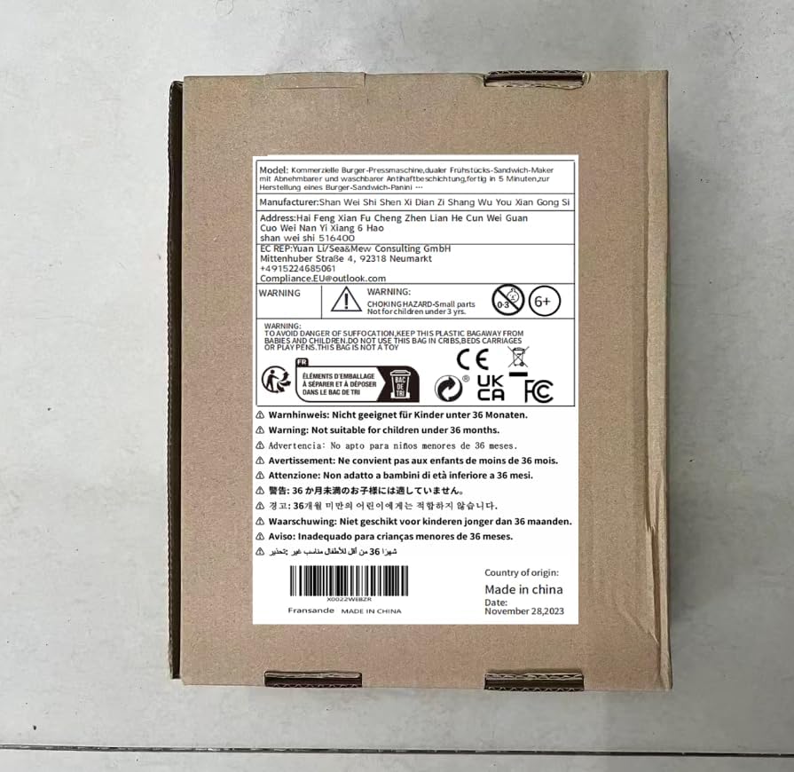 Presse à hamburger double - revêtement antiadhésif, lavable, 5 min