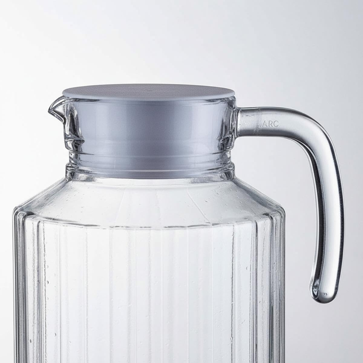 Luminarc - Quadro - pichet 1,7L - couvercle blanc, réfrigérateur