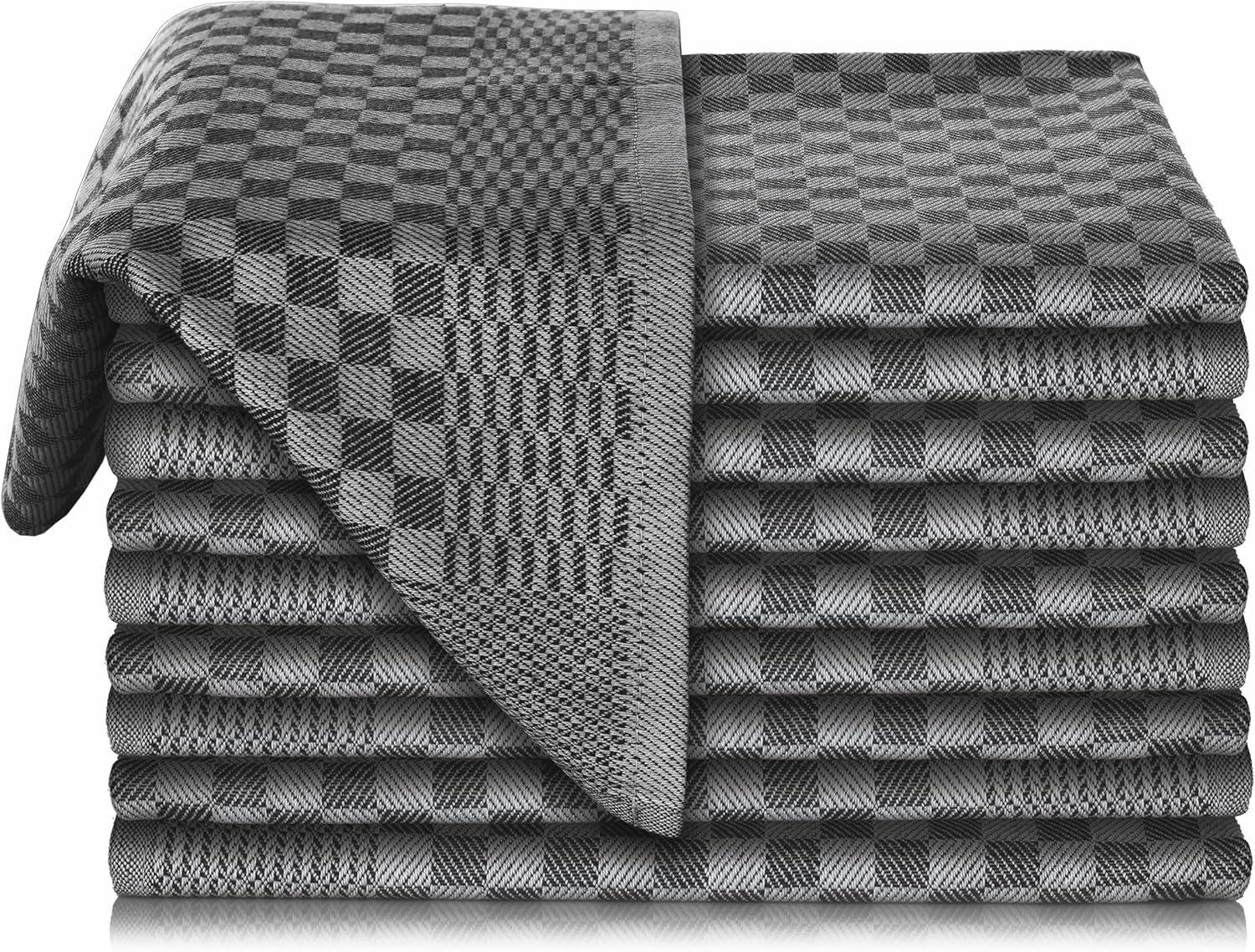 Vaily - lot de torchons premium - 70x45 cm - coton absorbant, Oeko-Tex