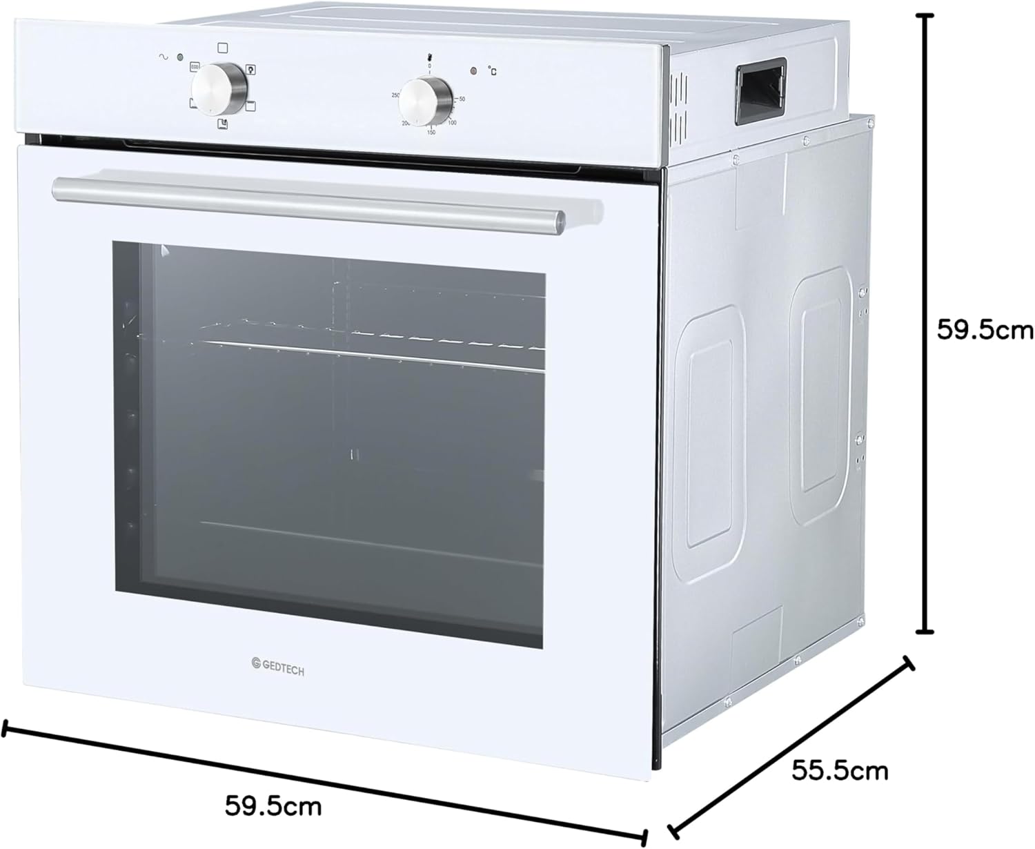 GEDTECH - four encastrable multifonction - 76L - grill, vapeur - GFO76WH