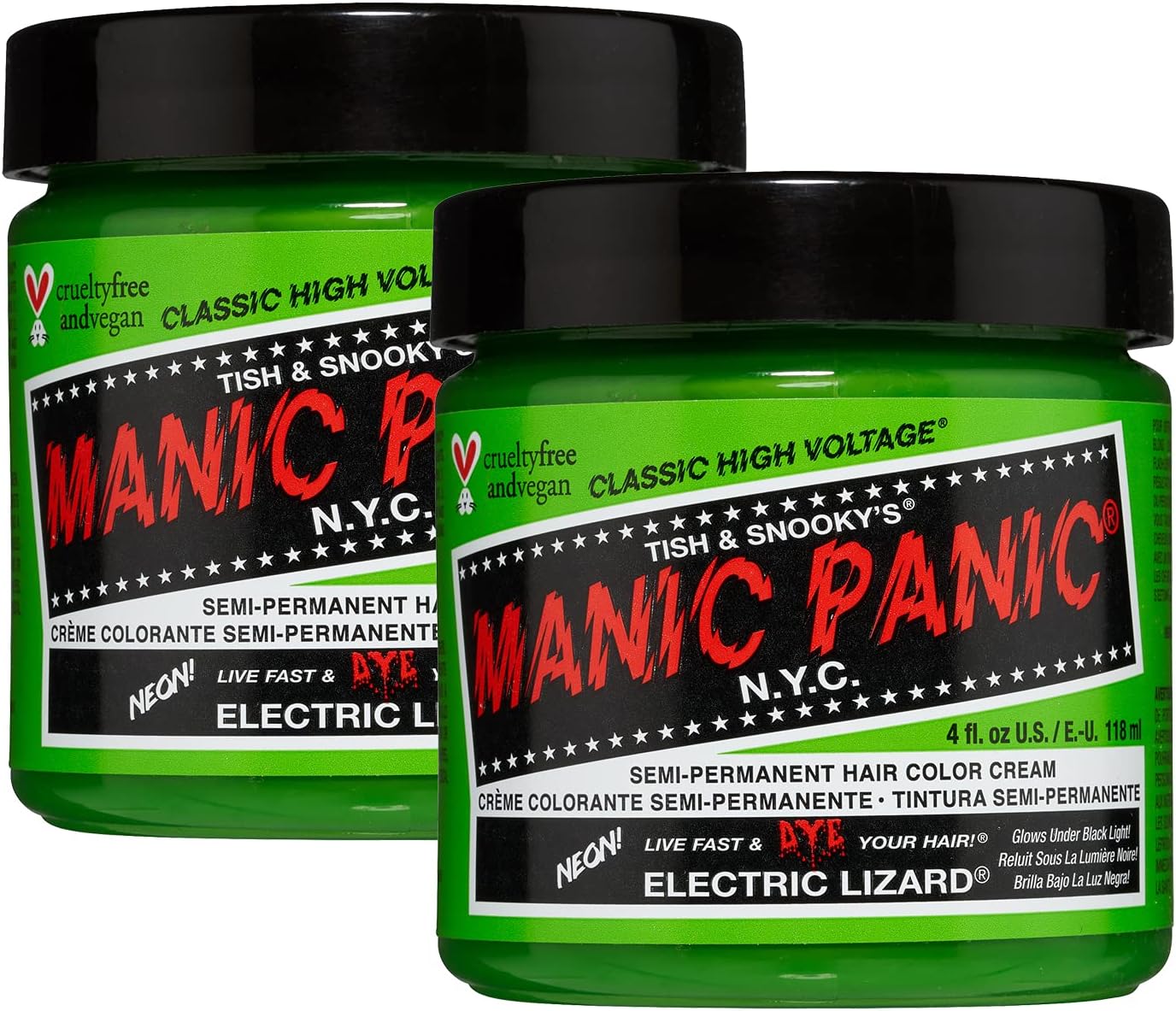 Manic Panic - Classic High Voltage - 118ml x2 - coloration Electric Lizard